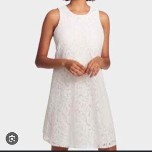 Tommy Hilfiger White Mini A-line Dress